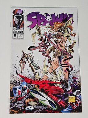 Spawn #9 (Image Comics, 1993) 1st App Angela Todd McFarlane Neil Gaiman C-029